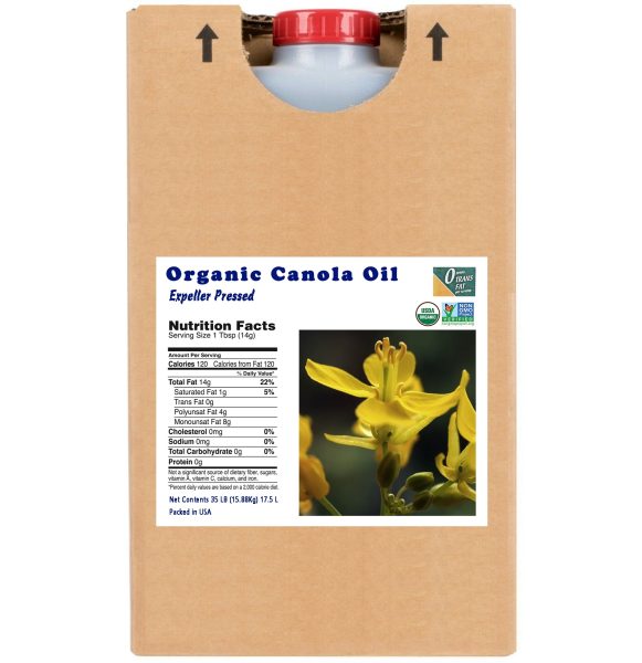 Organic Expeller Pressed 100% Canola Oil