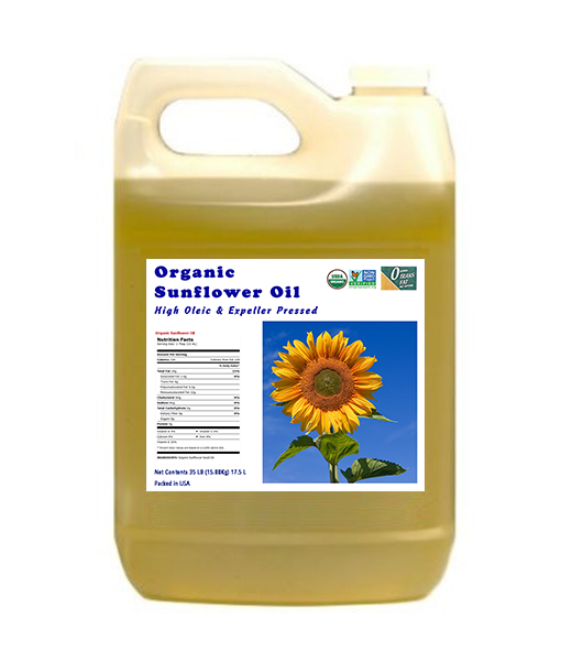 Organic Expeller Pressed Sunflower Oil High OleicBabaash USA