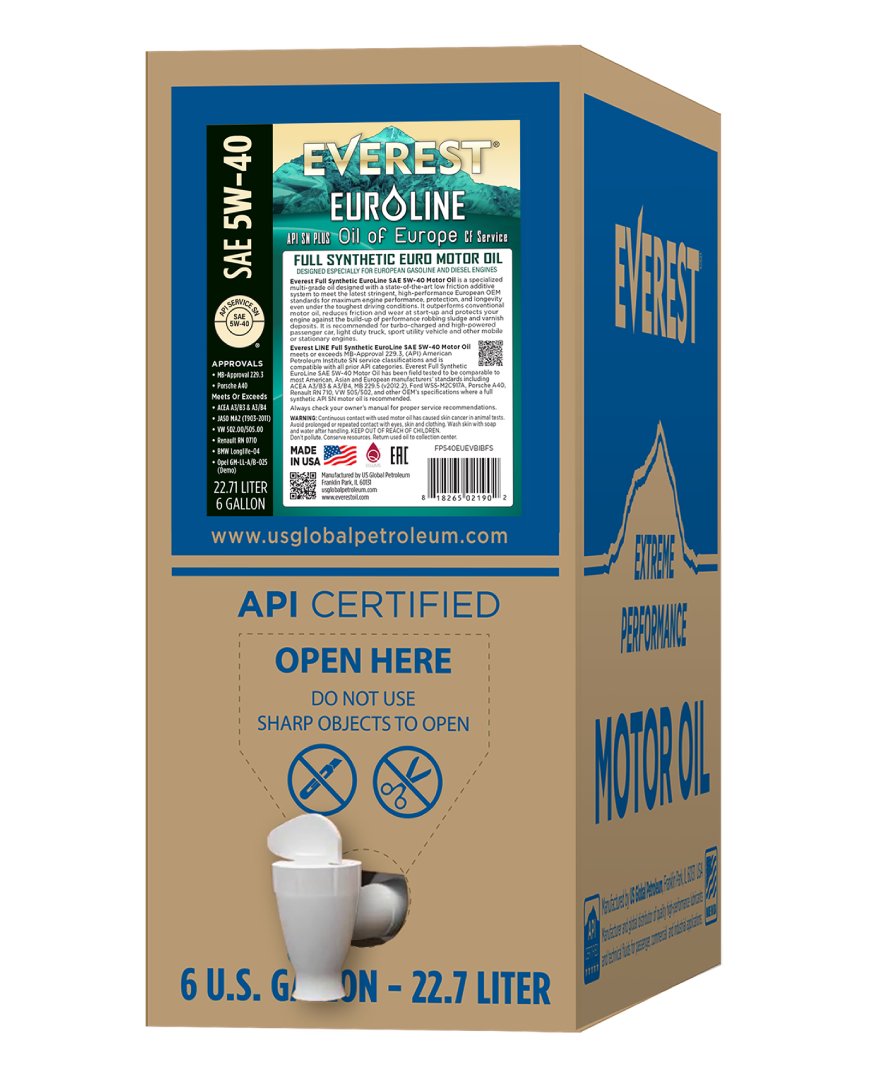Wholesale Motor Oil Full Synthetic EuroLine Made in USABabaash USA
